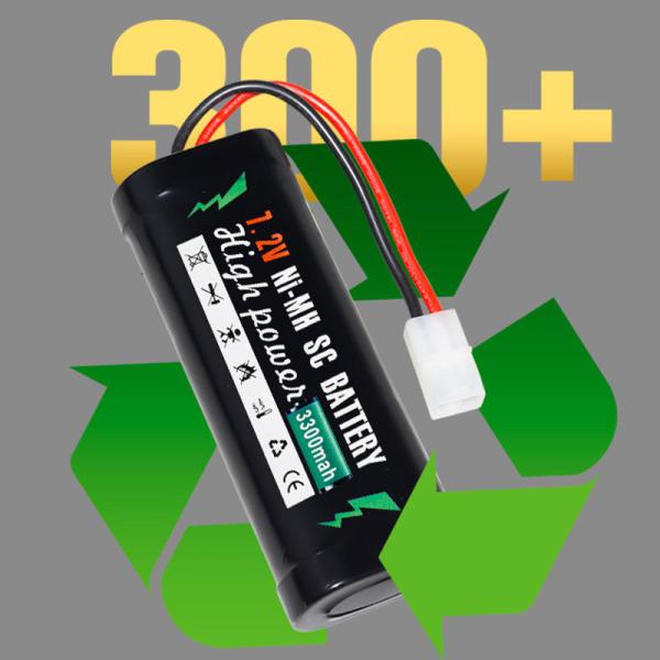 Chargement rapide Énergie solaire 7.2V Batteries au lithium RC usine Directement 23.8Wh