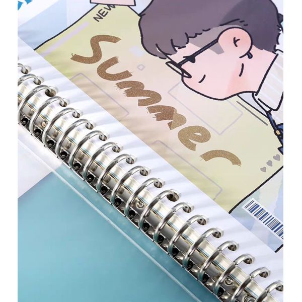 A5 A6 PU Leather Loose-Leaf Book Loose Pages Textbook Notebook