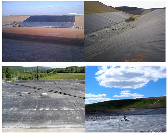 Вкладыш для минирования, HDPE Geomembrane Geotextile HDPE PE 1.25mm