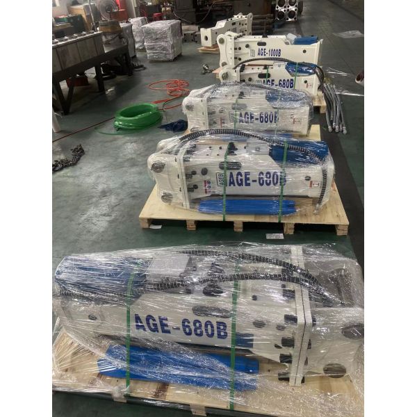 SB40 Excavator Mounted Breaker 68mm Rock Breaker Hammers Box Silence Type For 4 - 7 Tons Excavator