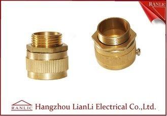 Brass Male / Female Flexible Conduit Adaptor with Nickle Plated 20mm 25mm
