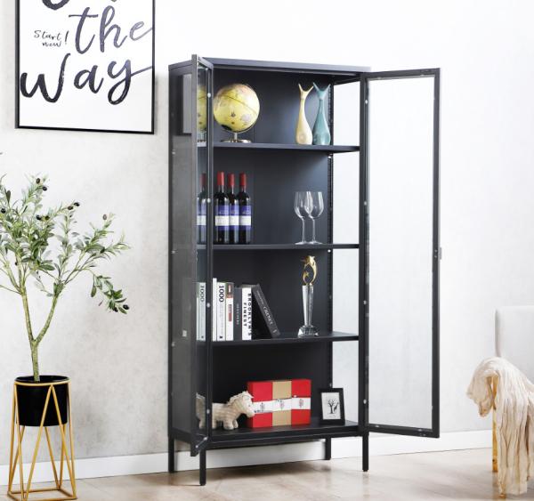 Modern Livingroom Furniture Steel Filing Cabinet Display Steel Storage Cabinet