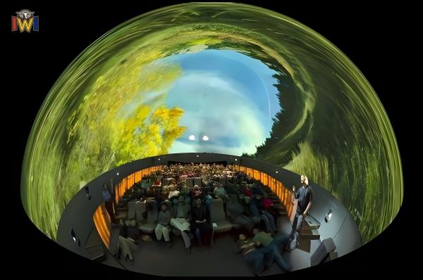 4D 9D Flying VR Dome Cinema for Theme Parks with CE Certification