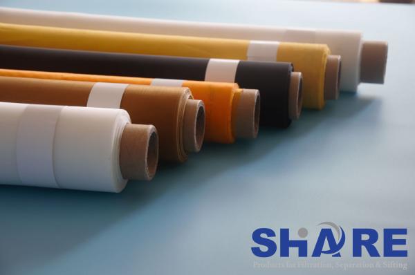 Monofilament Polyester Printing Mesh For Liquid Filtration / Dust Collection Sifting