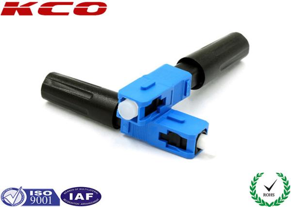 SC Single Mode Cable Assembly  Connector Long Boot 3.0 Mm FTTH Cable Supply