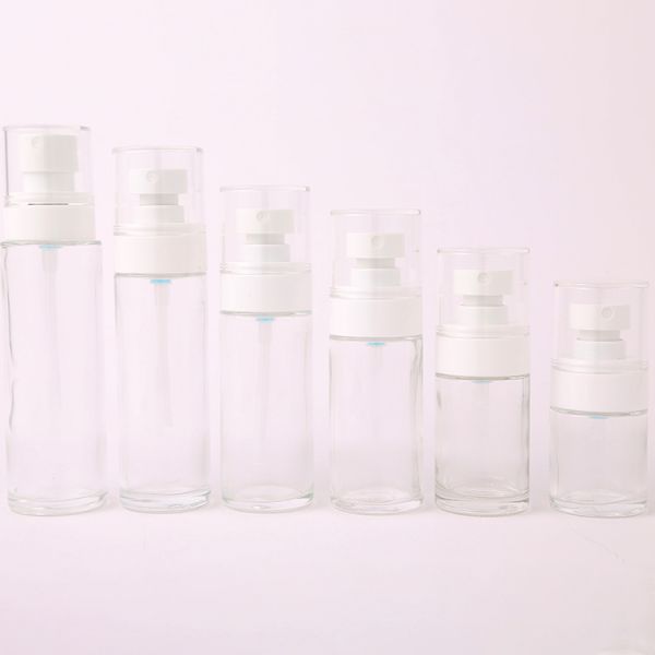 Cylinder 30 ml 50 ml 100 ml 120ml Empty Magnetic Perfume Spray Frosted Glass Bottle Supply with Customized Accepted Logo