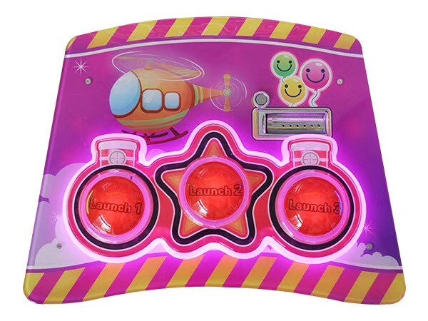 Игровой автомат лотереи билета игроков игрушки 3 Хоцале сумасшедшей управляемый монеткой
