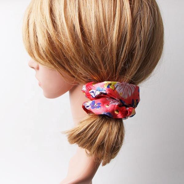 Handmade Custom Polyester Fabric Hair Bow for Baby Girls and Women Hair Accessories