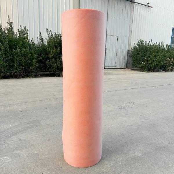 Orange Polyethylene Waterproofing Membrane Roll For Kitchen / Bathroom