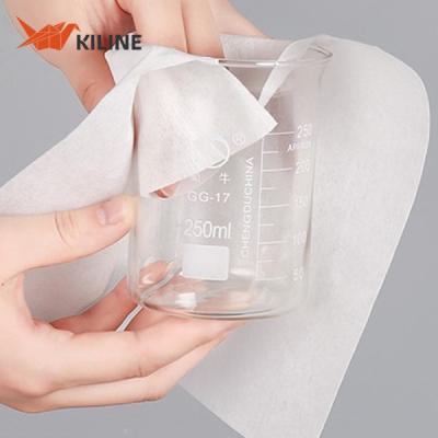73gsm Polyester Viscose Sensitive Surface Wiping Towels 300x350mm