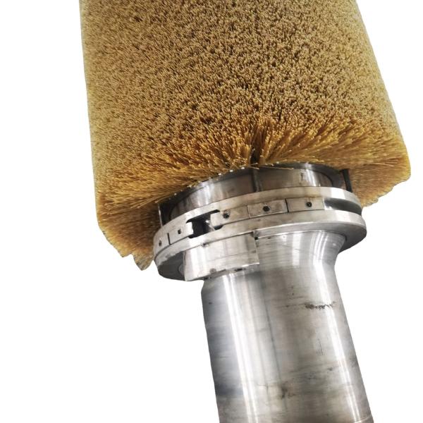 Steel Mill Plate Strip Brush Roller For Removing Iron Filings, Cleaning Brush Roller, Heavy-duty Brush Roller