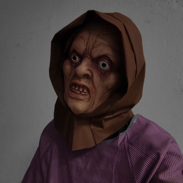 Breathable and Comfortable Latex Creepy Mask One Size Fit Most for Spooky Entertainment