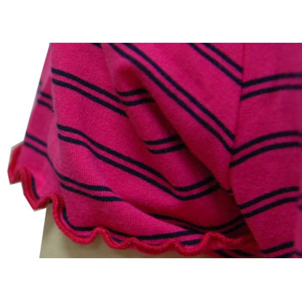 Romantic Ladies Night Dresses Sleepwear Yarn Dyed Clothing Dimensionally Stable