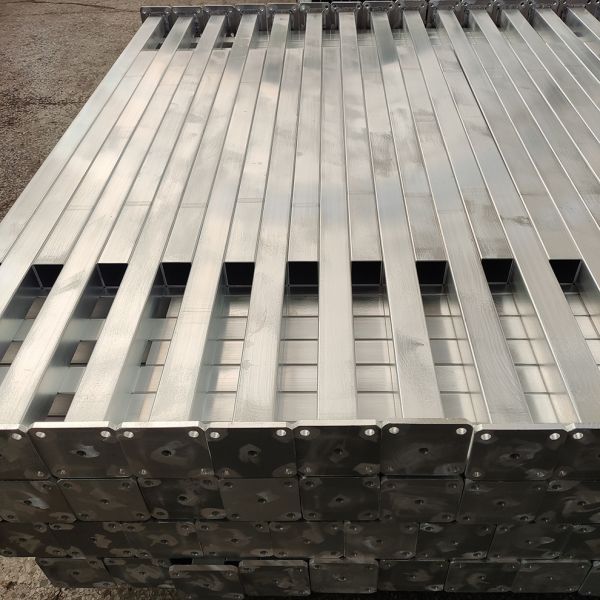 Square Function Protective Fence Panel Alloy Aluminium Metal Picket Fencing Panels
