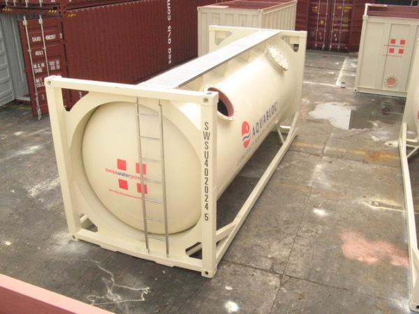 20ft Water Treatment Sewage Container With Flanges CSC Certificated Transportation