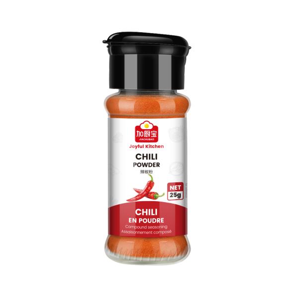 OEM Hot Organic Red Chilli Powder Seasoning 25g In Bottle