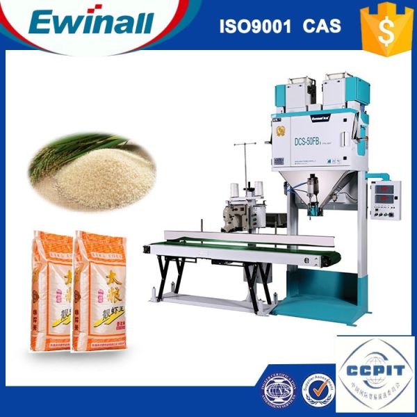 Empaquetadora automática del arroz del peso 0.5MPa 1.1KW