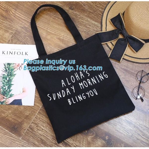 хозяйственная сумка для продвижения, пляж подарка сумки холста хлопка сумки tote холста нового стиля черная изготовленная на заказ нашивки женской сумки изготовленный на заказ