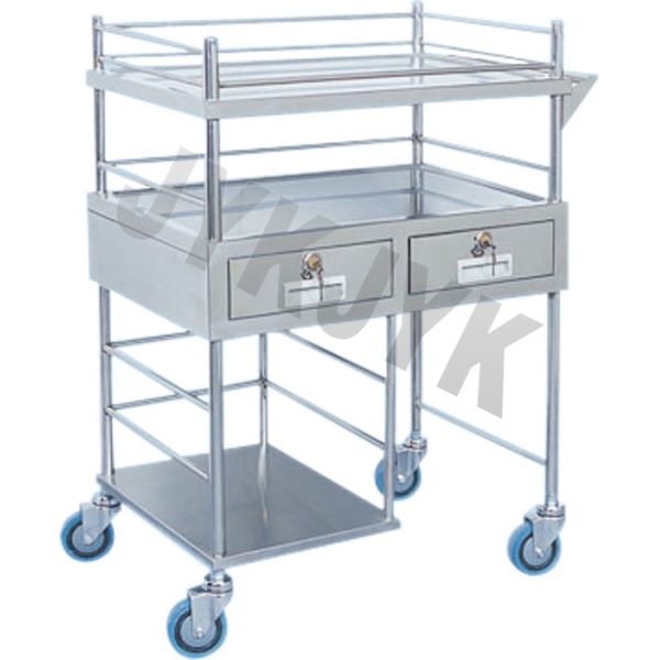 OEM Hospital Crash Carts Apparatus Dressing Medical Instrument Trolley With Drawers