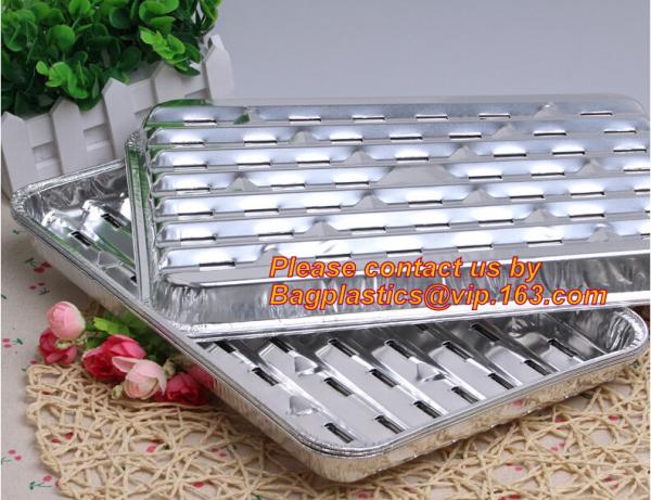 Kitchen Artifact Barbecue Box Aluminum Foil Bowl, Restaurant Anti-Leakage Takeout, Fast Food Container