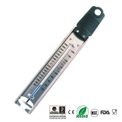 Pot Clip Type Professional Candy Thermometer , Digital Sugar Thermometer Biodegradable