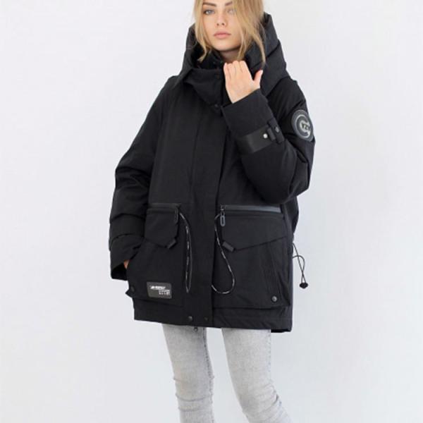 FODARLLOY Women's Winter Down Coats Jacket Warm Parka Thick Hooded Outwear Wholesale Clothes Long Clothing Woman Casual Formal