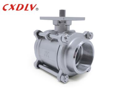 1 Inch Threaded Ball Valve NPT Female With Lock Device Stainless steel Valves
