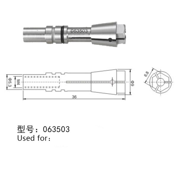 CNC Spindle Collet 063503 For SC-63 Spindle / PCB Machine