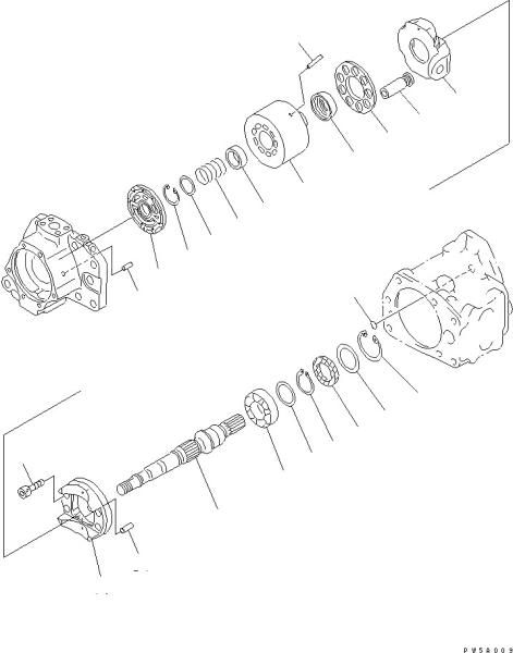 708-1L-00012 708-1L-00011 708-1L-01011 708-1L-04010 For Komatsu Bulldozer D65EX-12 D65PX-12 Hydraulic Pump HSS PUMP