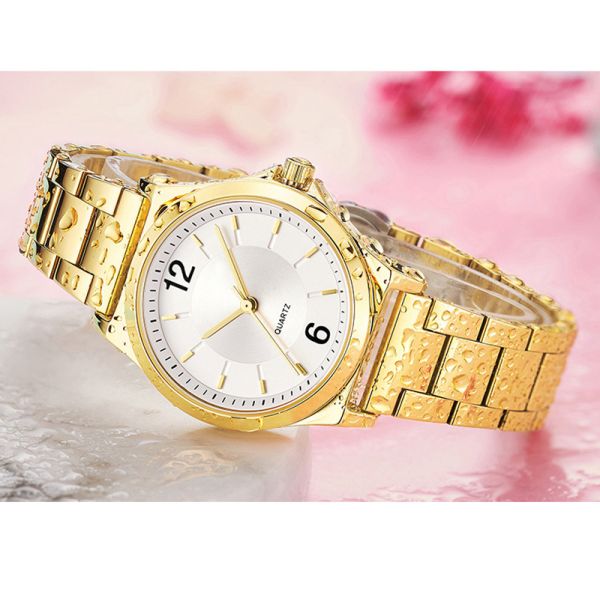 Fashion Japanese Movement Women's Watch Waterproof Stainless Steel Strap
