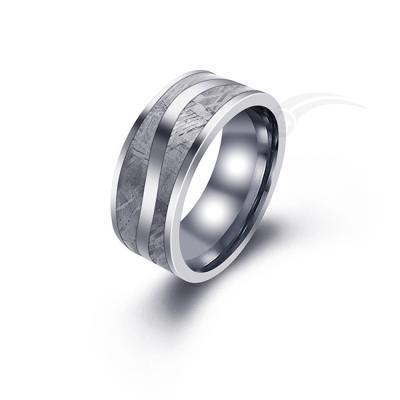Remarkable  Meteorite Jewelry Rings With Distinctive Cosmic Patterns