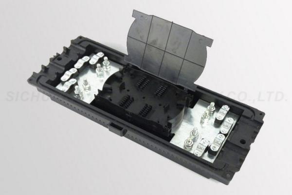 24 Core 2 Inlet 2 Outlet Joint Closure Fiber Optic RoHS Copmliant