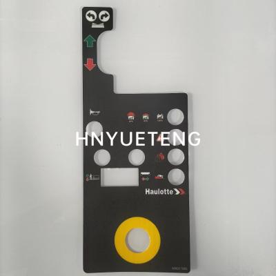 ISO Haulotte Scissor Lift Decals Optimum 8 AC Upper Control Panel Decal