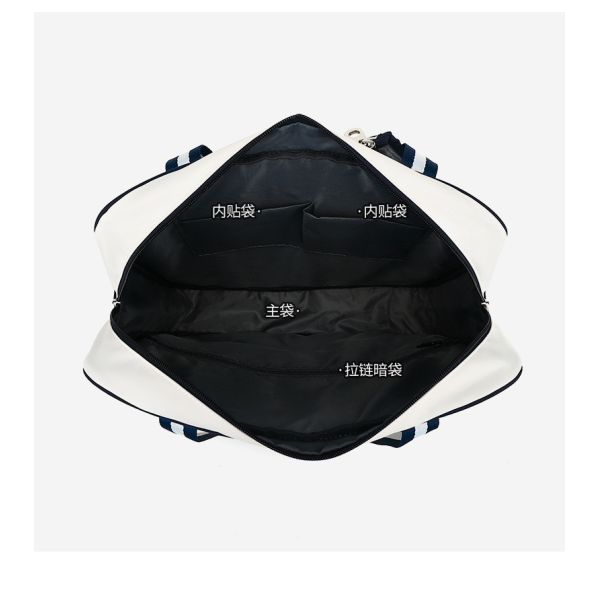 BOLSA DE TENÍS BOLSA de hombro BOLSA de cuerpo cruzado BOLSA DE BADMINTON BOLSA de raqueta rayada multifunción para hombres y mujeres