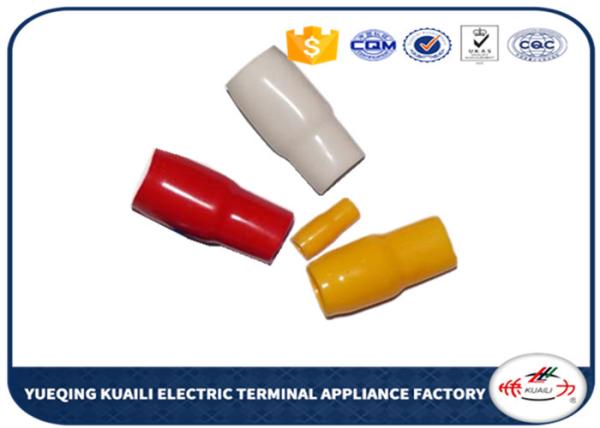 0.8mm Vinyl Wire End Caps / PVC Plastic Wire End Caps Covers V22 Circle Shape
