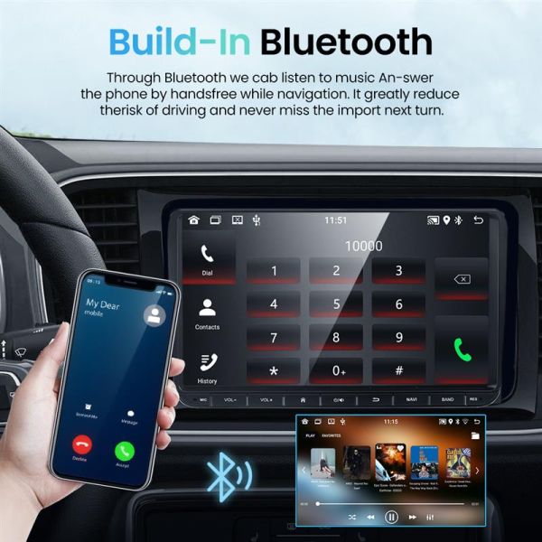 Volkswagen Golf Polo Tiguan Passat Skoda Octavia Carplay Auto с GPS и разрешением 1024 * 600