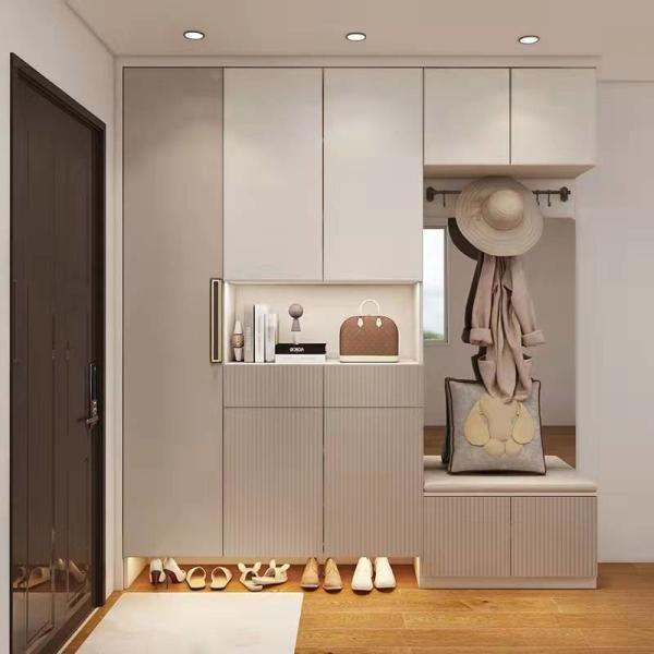 Modern 10 Tier Rack de Sapatos Armário de Sapatos Espelhado Madeira Durada MDF