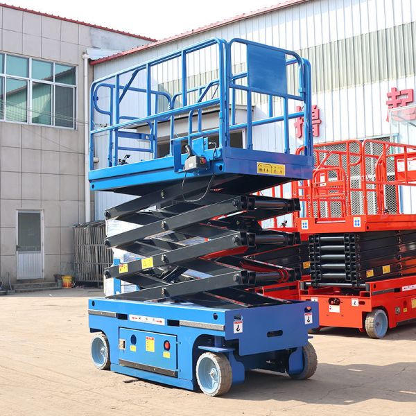 CE 4m 6m 8m Electric Small Electric Lift Platform Mobile Scissor Lifter