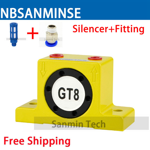 ГТ 1/8 1/4 пневматических низких давлений вибромашины воздуха вибромашины турбины для еды и типа шарика фармацевтических промышленностей