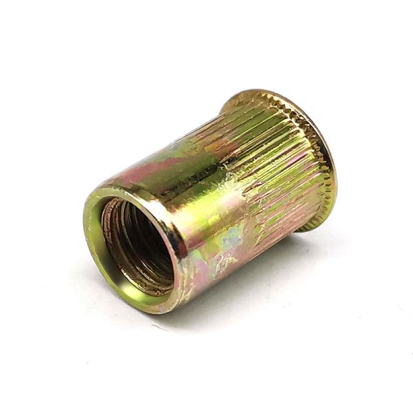 M3-M6 Carbon Steel Reduced Head Rivet Nuts With Zinc Plating and Knurled Body RH-KB