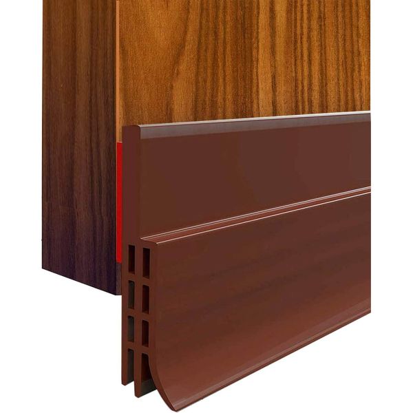 TPE материал дверной провод охранной двери Нижняя пломба полоса в белом коричневом черном для дверей