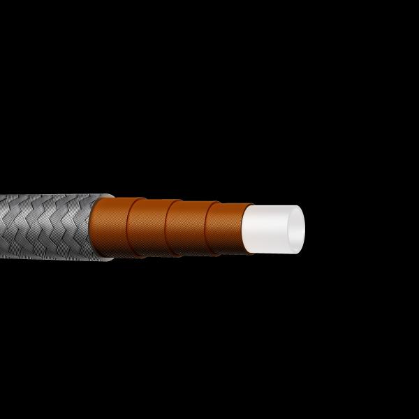 PTFE Steel Wire Spiral Braided Flexible Hose 1/2 5/8 3/4 1 Inch Lightweight Custom Size