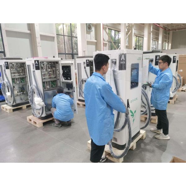 Настройка длины 5 м постоянного тока зарядное устройство для электромобилей 80A-600A