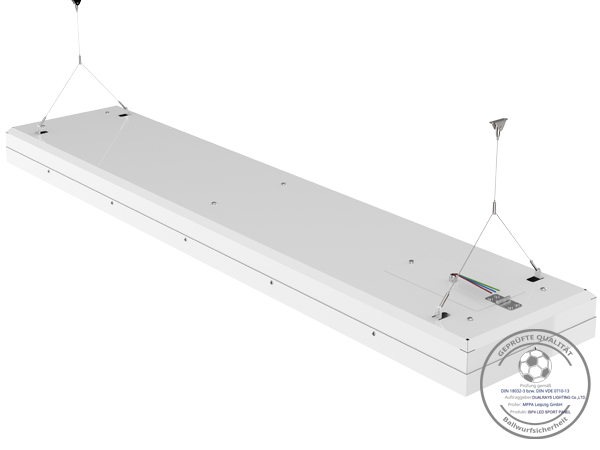 DUALRAYS LIGHTING 100W ISP4 Indoor LED Sport Light with 140LPW Efficiency UGR