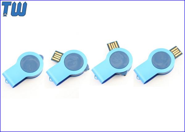 360 Degree Round Logo LED Light 128GB USB Memory Stick Disk Device