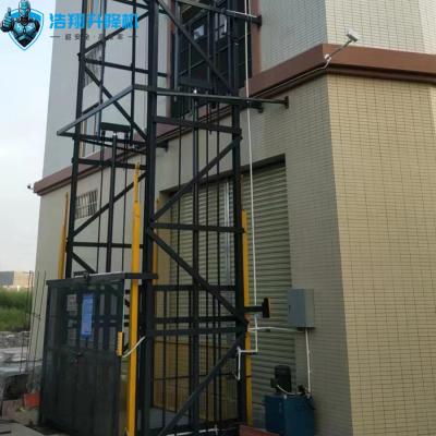 Heavy Duty Industrial Mezzanine Pallet Lift 4 Floors 5T 10M Counterweight Door For Goods
