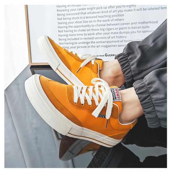 2024 Spring New Couple Breathable Canvas Shoes Men'S Shoes All-Match White Shoes Trendy Casual Shoes Men'S Shoes