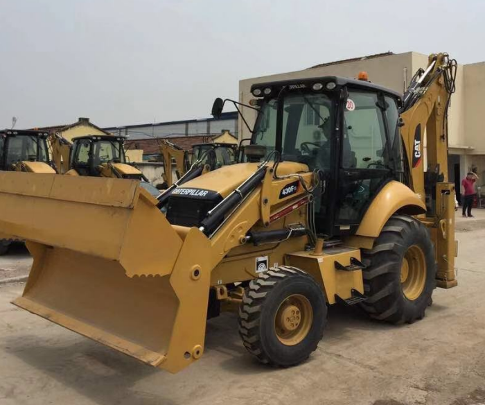 9TON Japan EPA Engine Hydraulic Backhoe Loader CAT430F CAT420F with and Original Paint