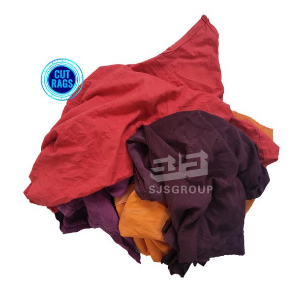 10kg 25kg compressed rags color t shirt rags cotton rags for cleaning