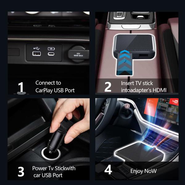 Universal Android Carplay Box with 1080P HDMI Output 58x15mm